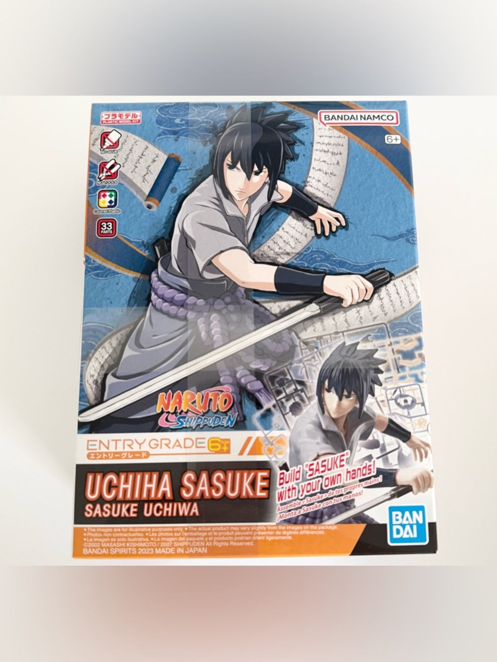 Anime official collectible naruto sasuke build your own figure